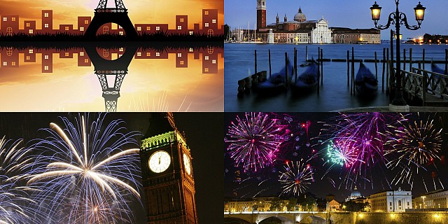 Na Silvestra jsou metropole nejzářivější