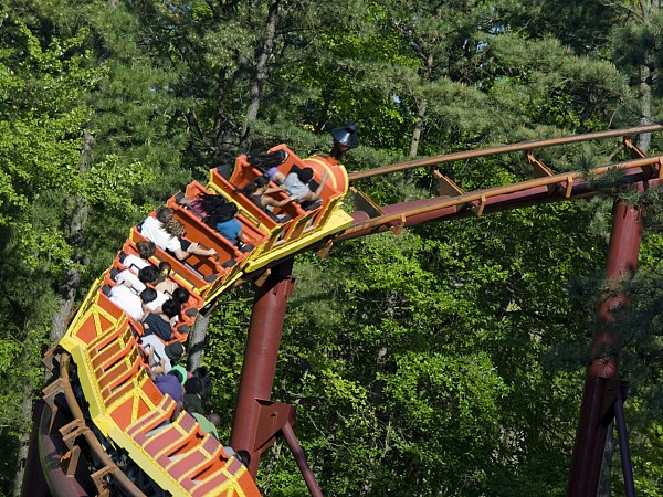Horská dráha v zábavním parku Disneyland Paris